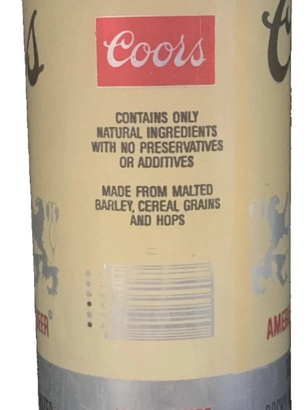 Vintage Beer Can Coors Banquet America's Fine Light Beer Pull Tab Empty